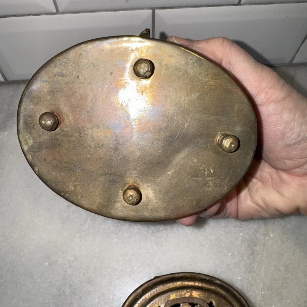 Set Of 2 Hinged‎ Locking Cricket Box Trinket VintageFB0001